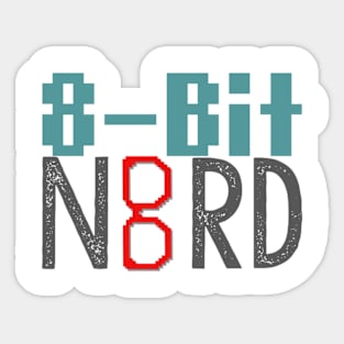 8-Bit Nerd Sticker